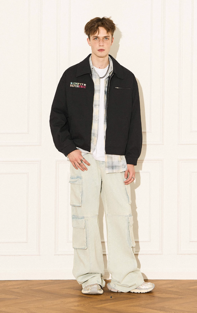 EMPTY REFERENCE Colorful 3D Embroidery Jacket