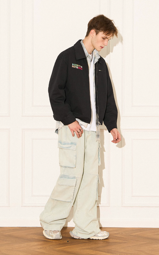 EMPTY REFERENCE Colorful 3D Embroidery Jacket