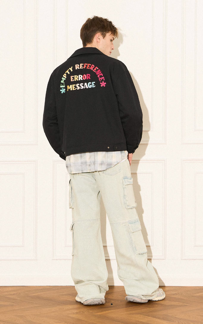 EMPTY REFERENCE Colorful 3D Embroidery Jacket