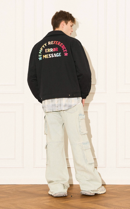 EMPTY REFERENCE Colorful 3D Embroidery Jacket