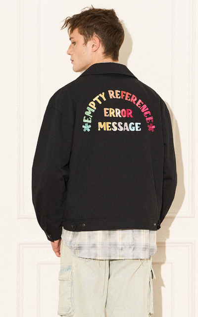 EMPTY REFERENCE Colorful 3D Embroidery Jacket