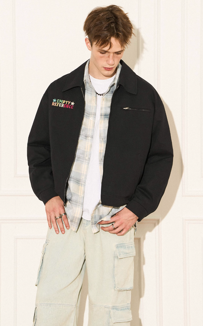 EMPTY REFERENCE Colorful 3D Embroidery Jacket