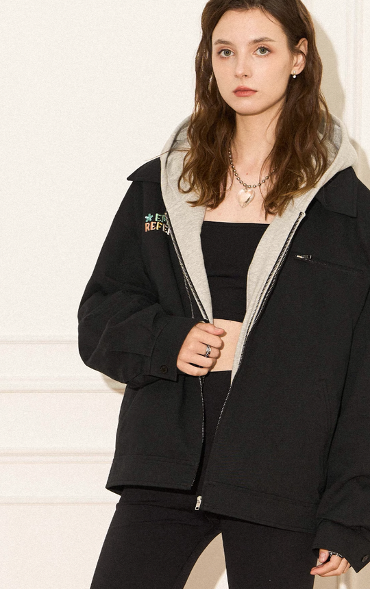 EMPTY REFERENCE Colorful 3D Embroidery Jacket