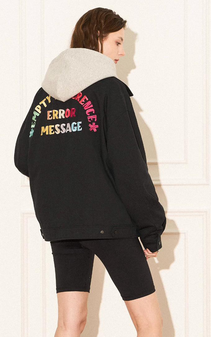EMPTY REFERENCE Colorful 3D Embroidery Jacket