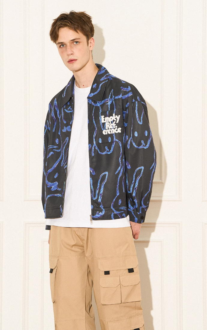 EMPTY REFERENCE Oil Painting Bunny Jacket