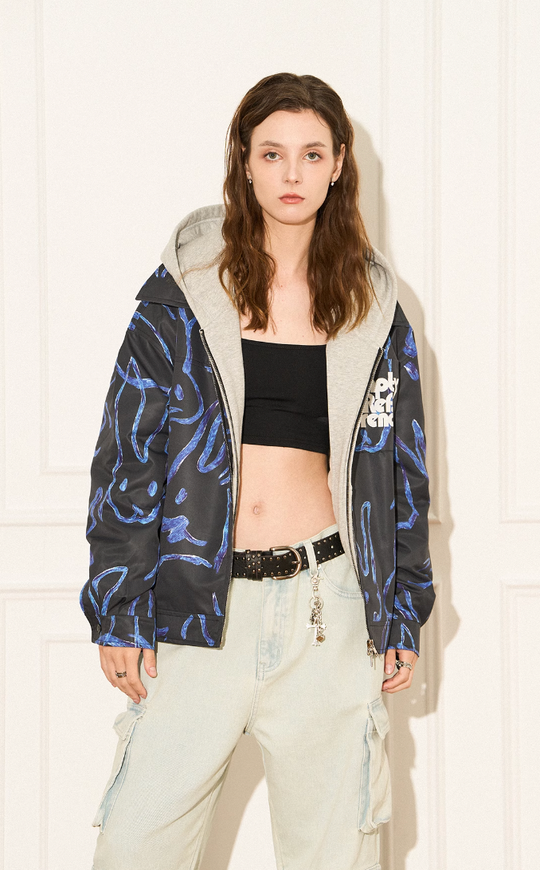 EMPTY REFERENCE Oil Painting Bunny Jacket