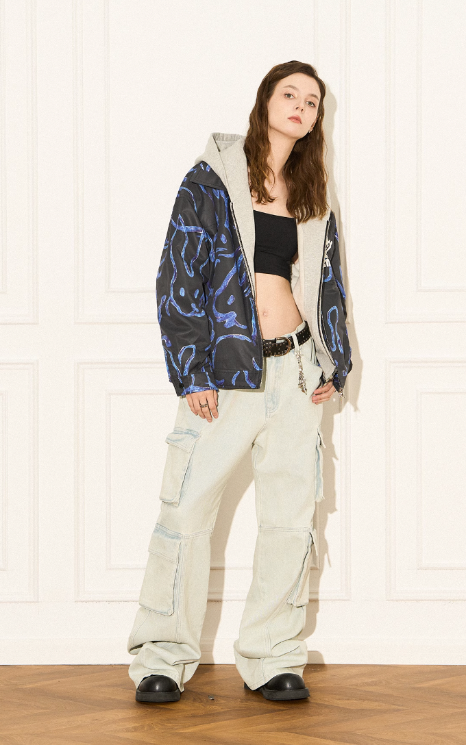 EMPTY REFERENCE Oil Painting Bunny Jacket