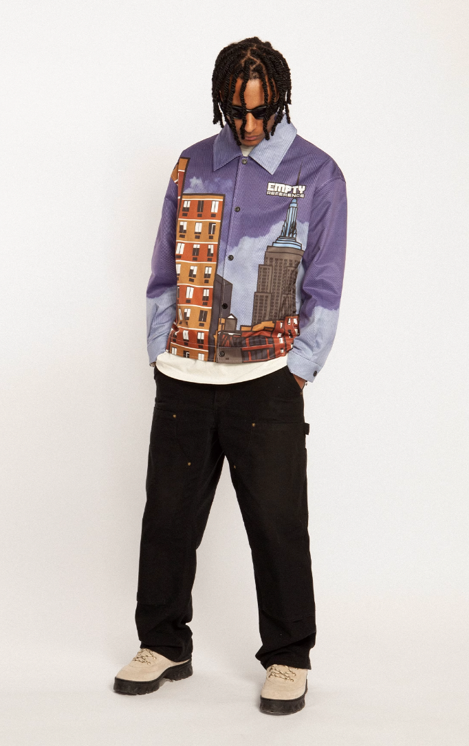 EMPTY REFERENCE City Street Printed Jacket