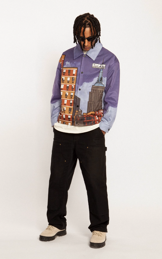 EMPTY REFERENCE City Street Printed Jacket