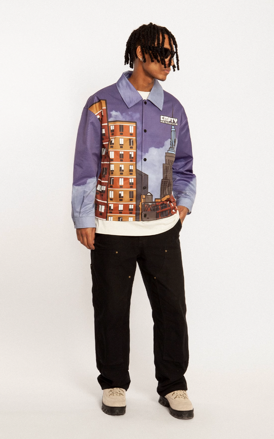EMPTY REFERENCE City Street Printed Jacket