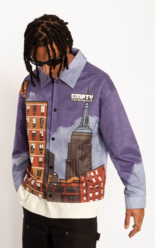 EMPTY REFERENCE City Street Printed Jacket