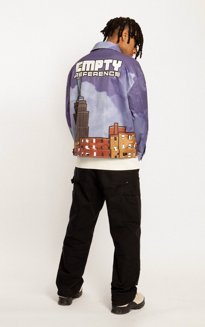 EMPTY REFERENCE City Street Printed Jacket