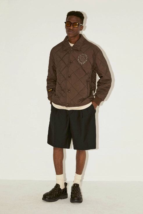 EMPTY REFERENCE Floral Print Quilted Jacket