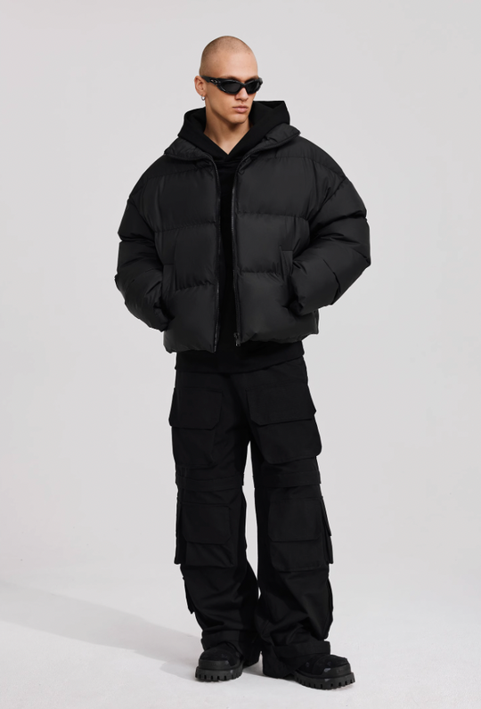 ANTIDOTE 3D Icon Embossed Embroidery Short Jacket