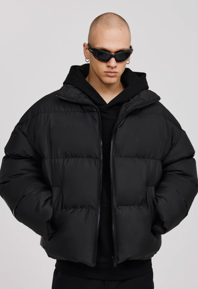 ANTIDOTE 3D Icon Embossed Embroidery Short Jacket