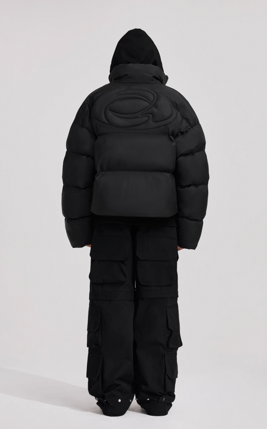 ANTIDOTE 3D Icon Embossed Embroidery Short Jacket