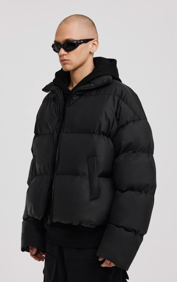 ANTIDOTE 3D Icon Embossed Embroidery Short Jacket