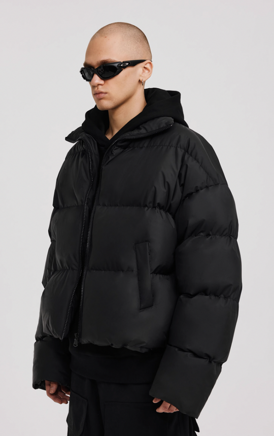 ANTIDOTE 3D Icon Embossed Embroidery Short Jacket