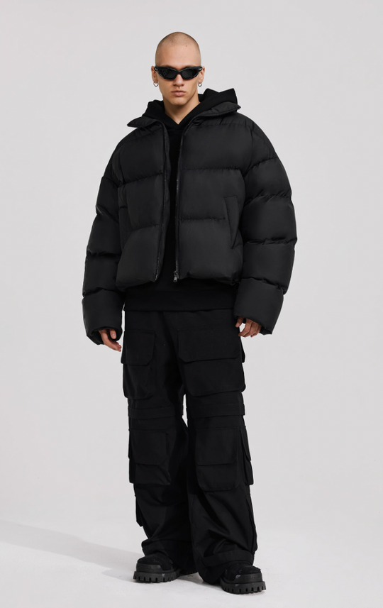 ANTIDOTE 3D Icon Embossed Embroidery Short Jacket