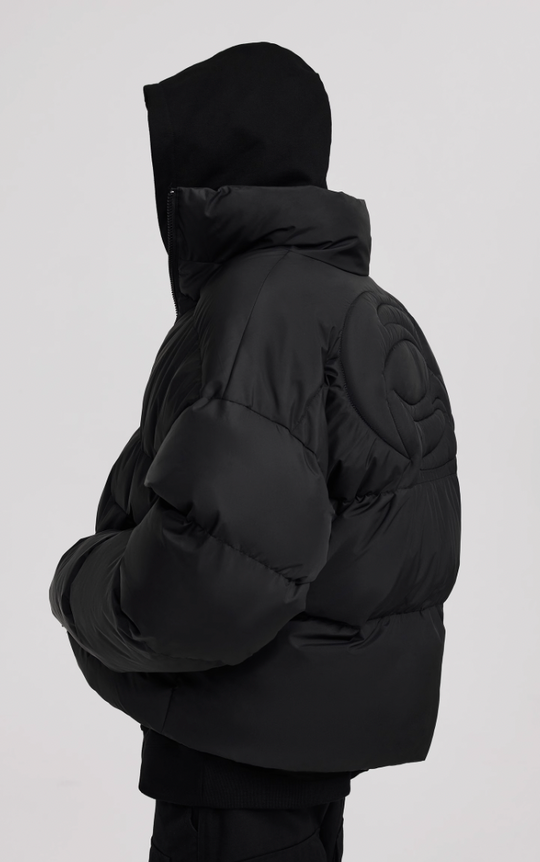 ANTIDOTE 3D Icon Embossed Embroidery Short Jacket