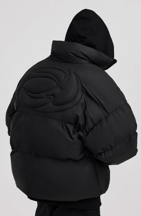 ANTIDOTE 3D Icon Embossed Embroidery Short Jacket