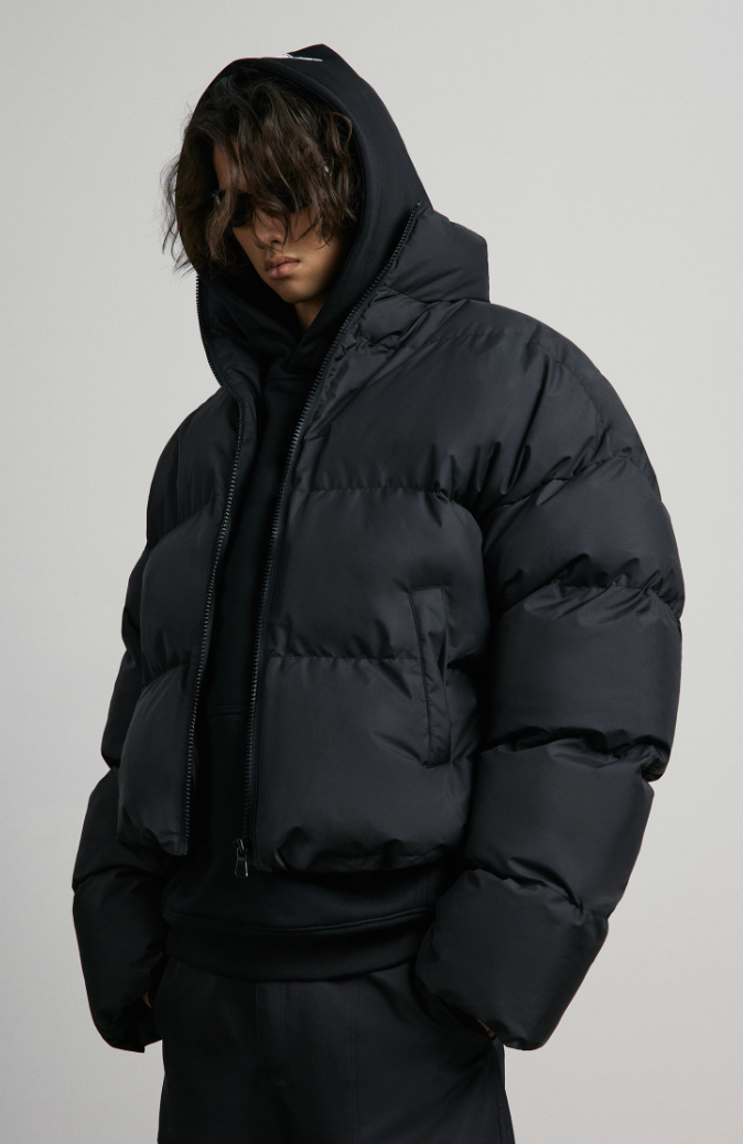 ANTIDOTE 3D Icon Embossed Embroidery Short Jacket