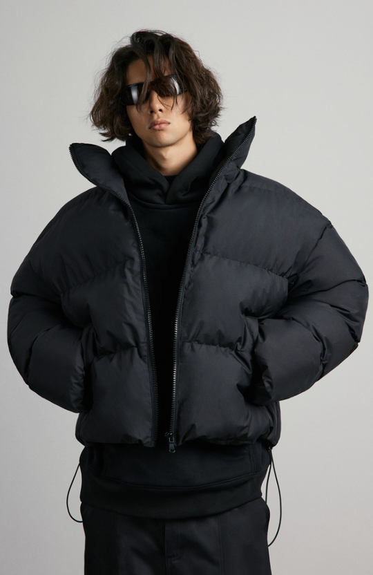 ANTIDOTE 3D Icon Embossed Embroidery Short Jacket