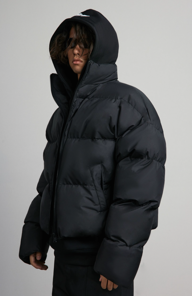 ANTIDOTE 3D Icon Embossed Embroidery Short Jacket