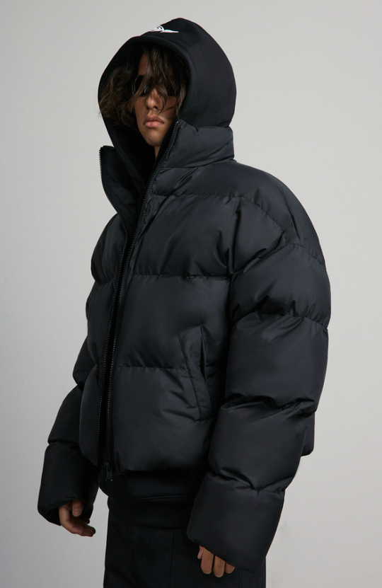 ANTIDOTE 3D Icon Embossed Embroidery Short Jacket