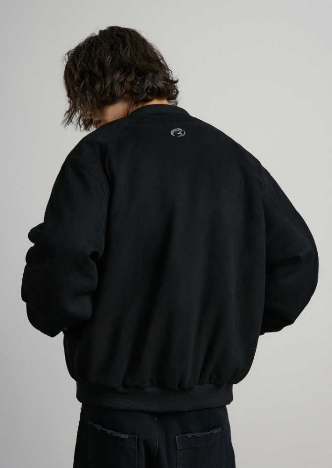 ANTIDOTE Deconstruction Splicing MA1 Suede Jacket