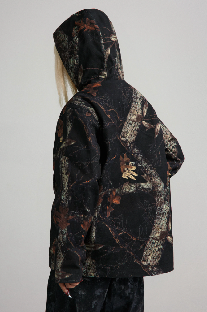 ANTIDOTE Leaf Camouflage Half Jacket