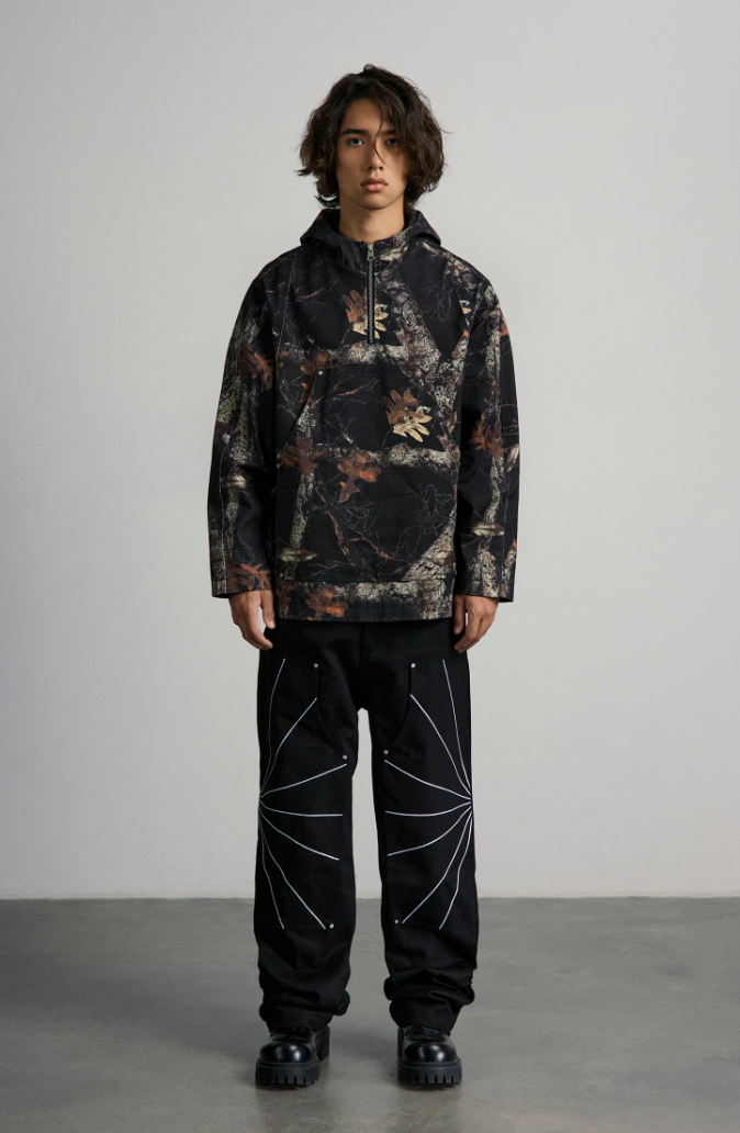 ANTIDOTE Leaf Camouflage Half Jacket