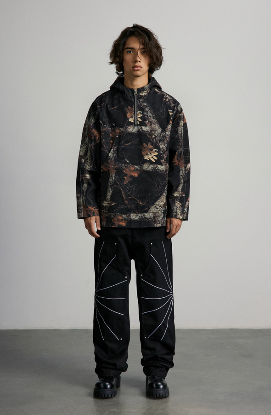 ANTIDOTE Leaf Camouflage Half Jacket