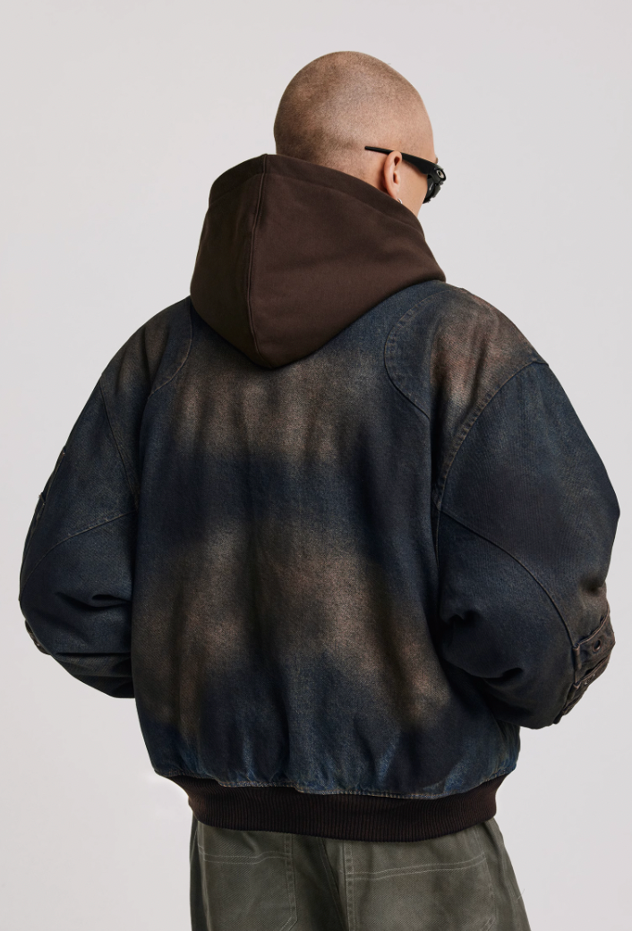 ANTIDOTE Vintage Dirty Denim Cotton Jacket