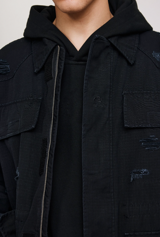 ANTIDOTE Four Pockets Knife Cut Sabotage Workwear Jacket