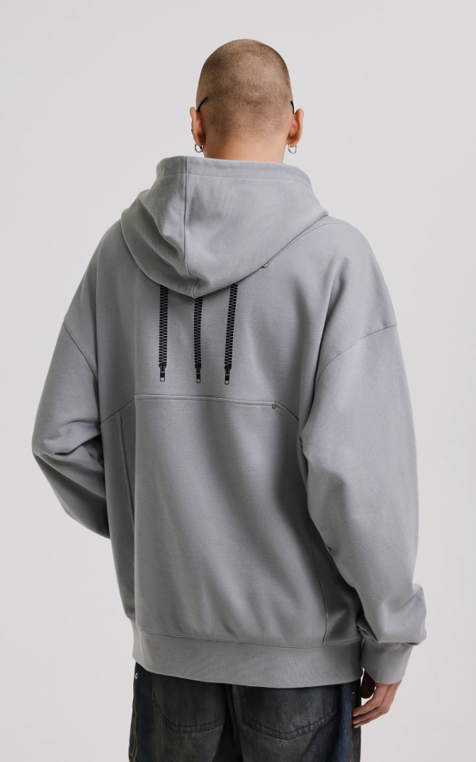 ANTIDOTE Deconstructed Studded Hoodie