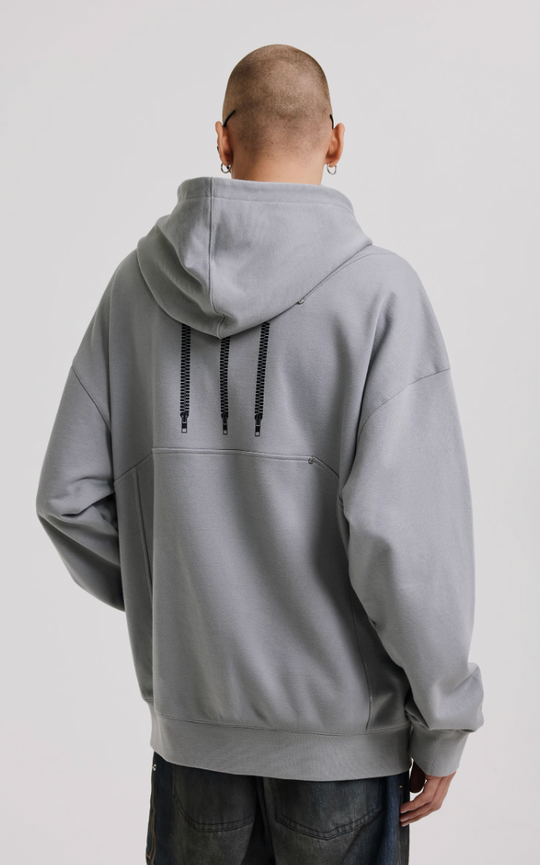 ANTIDOTE Deconstructed Studded Hoodie