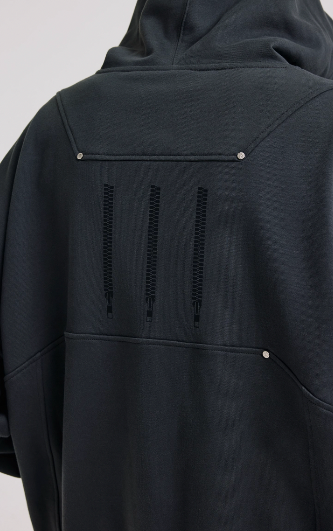 ANTIDOTE Deconstructed Studded Hoodie