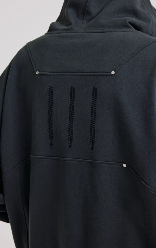 ANTIDOTE Deconstructed Studded Hoodie