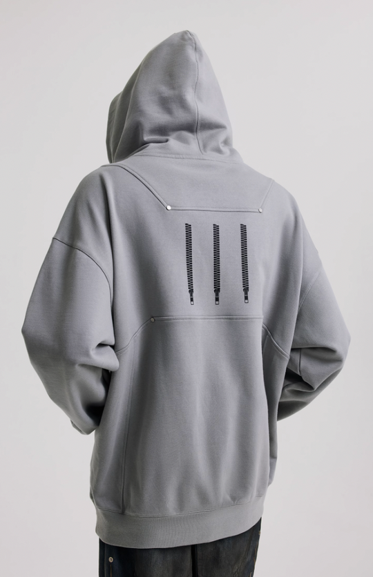 ANTIDOTE Deconstructed Studded Hoodie