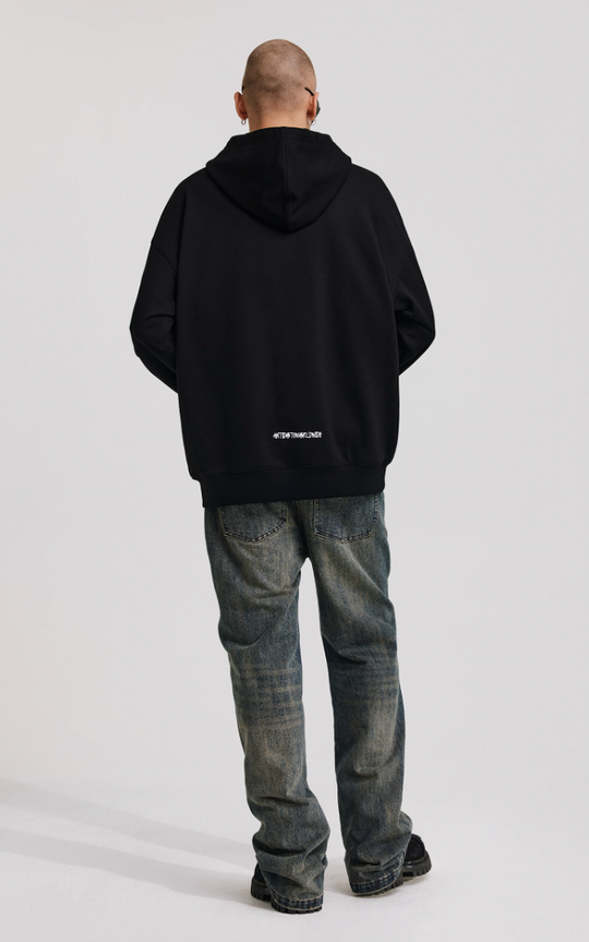 ANTIDOTE Large Letter Print Hoodie