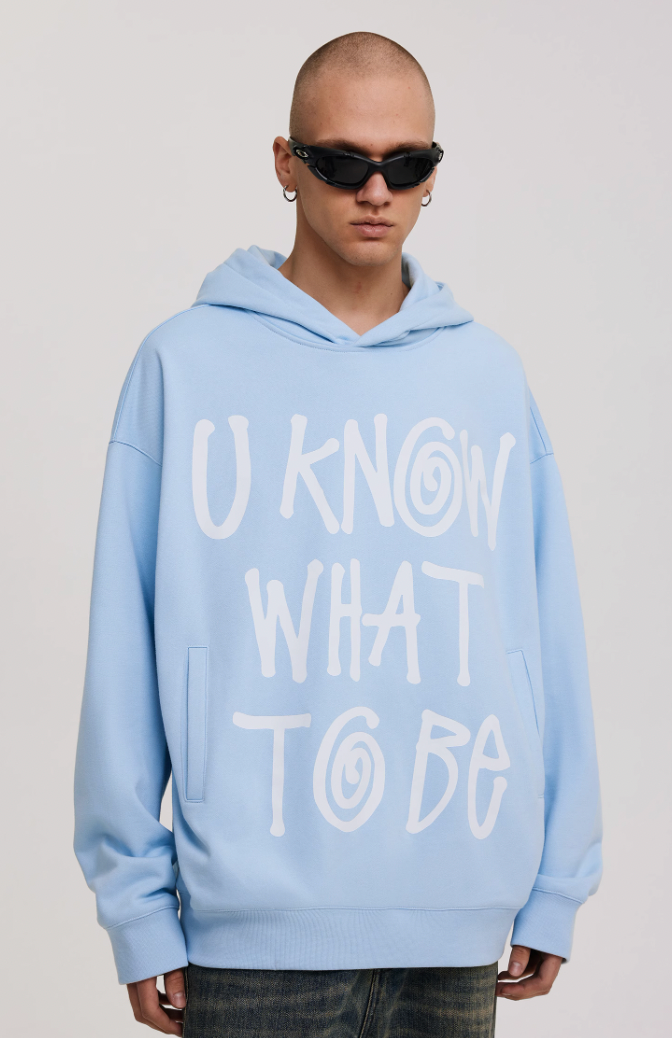 ANTIDOTE Large Letter Print Hoodie