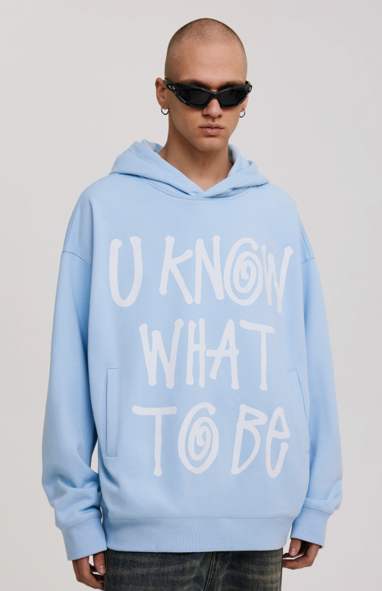 ANTIDOTE Large Letter Print Hoodie