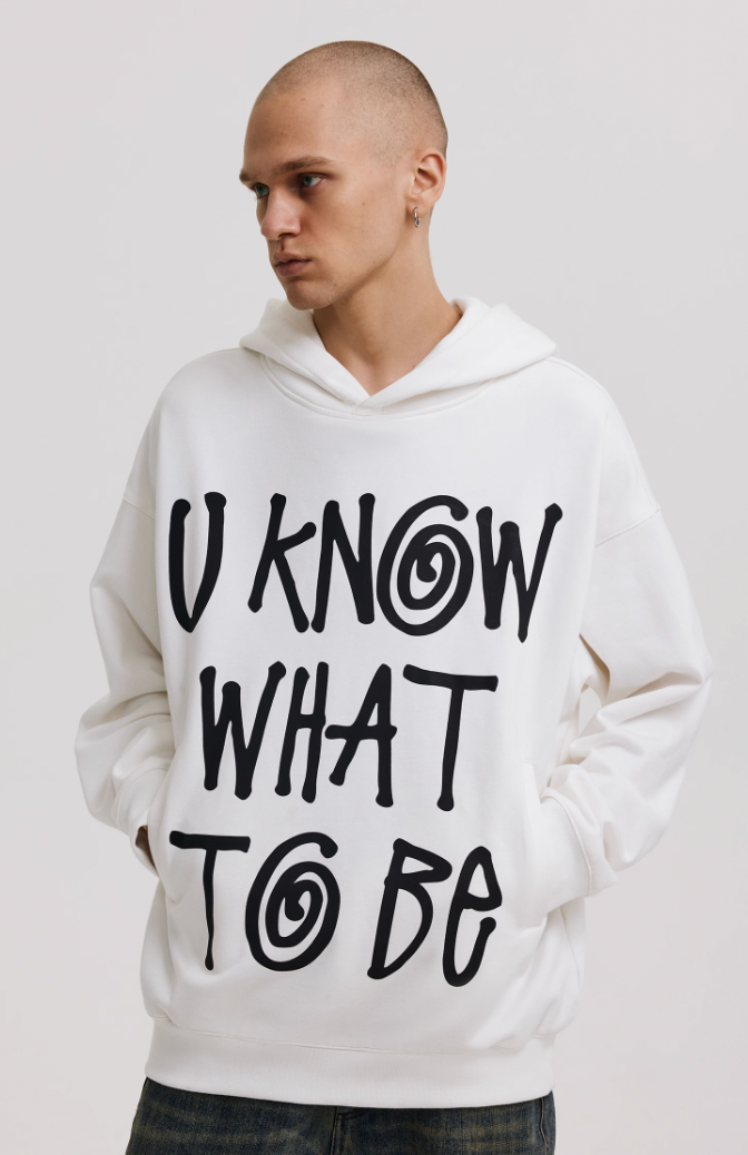 ANTIDOTE Large Letter Print Hoodie