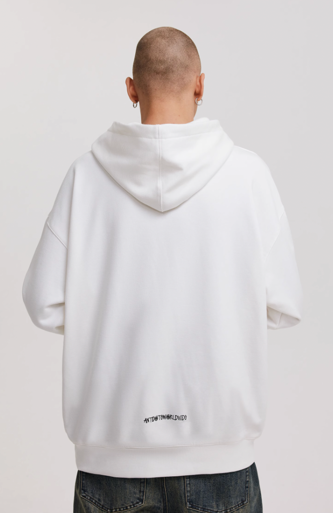 ANTIDOTE Large Letter Print Hoodie