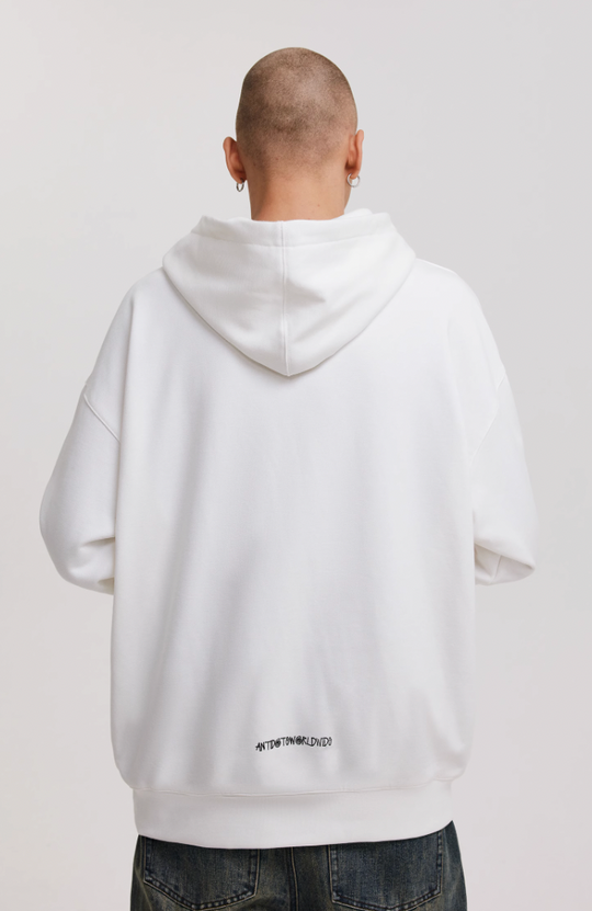 ANTIDOTE Large Letter Print Hoodie