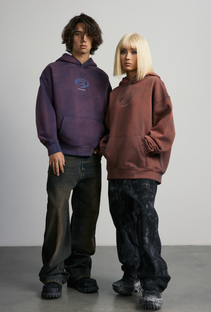 ANTIDOTE Jet Color Swoosh Hoodie