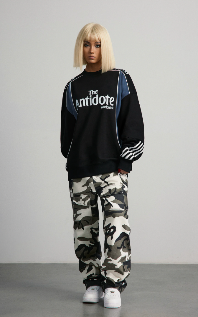 ANTIDOTE Color Blocking Sports Sweatshirt