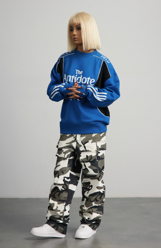 ANTIDOTE Color Blocking Sports Sweatshirt