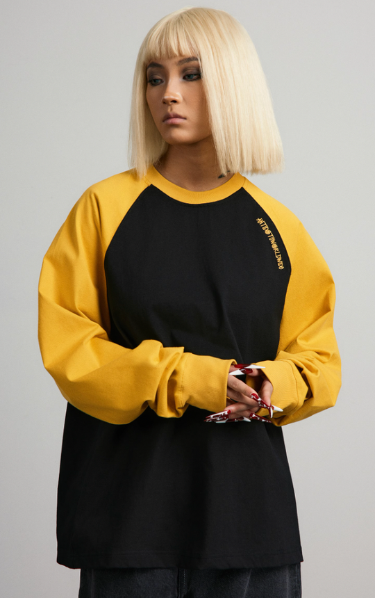 ANTIDOTE Graffiti Font Raglan Sleeve Tee